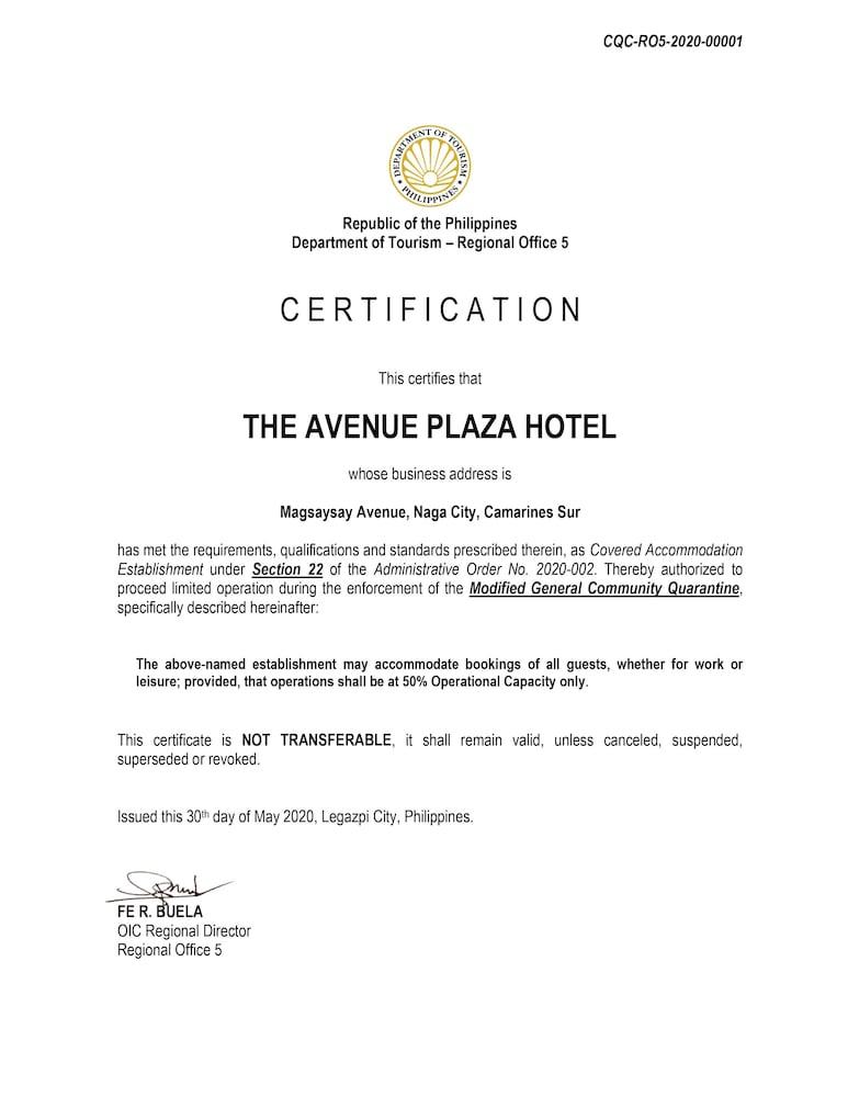 The Avenue Plaza Hotel Naga  Extérieur photo